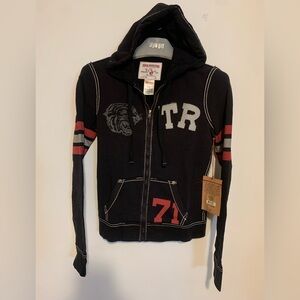 NWT True Religion Women’s Zip-Up Hood Made in USA : Y2K Version